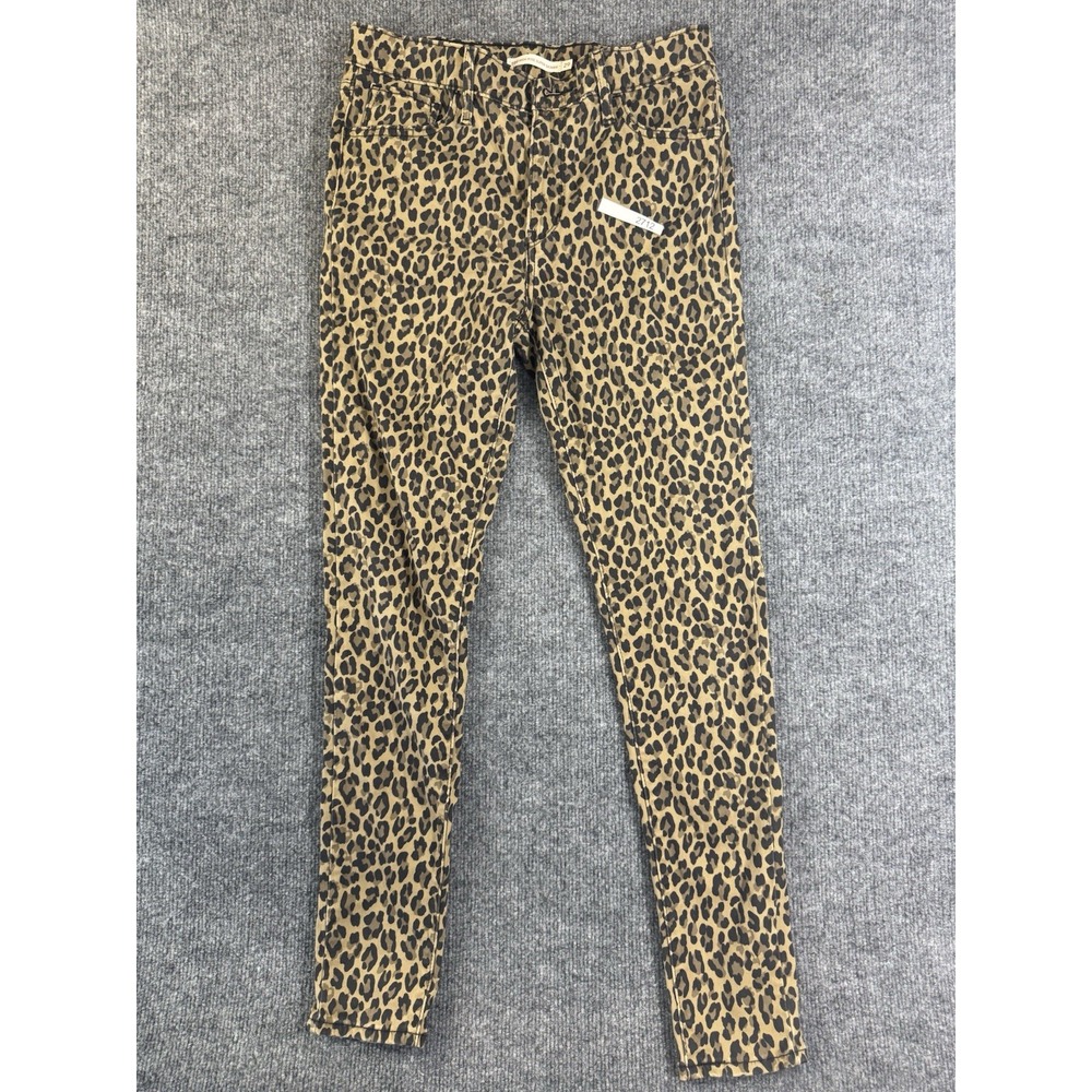 Levi's 720 Women's High Rise Super Skinny Leopard Animal Print Jeans